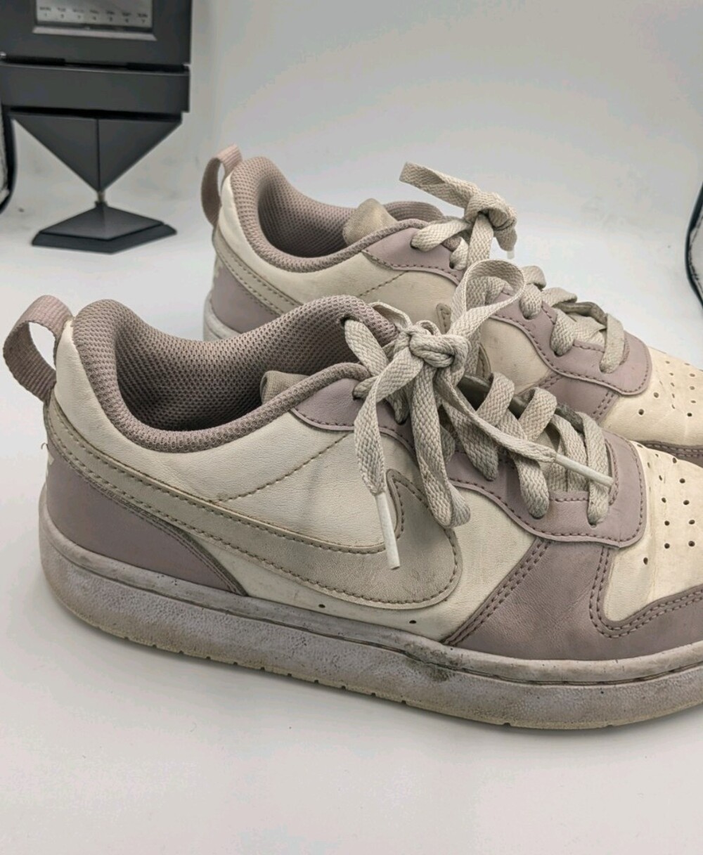 Nike Court Borough Low Recraft Girls Size 5Y Pink Athletic Shoes Sneakers